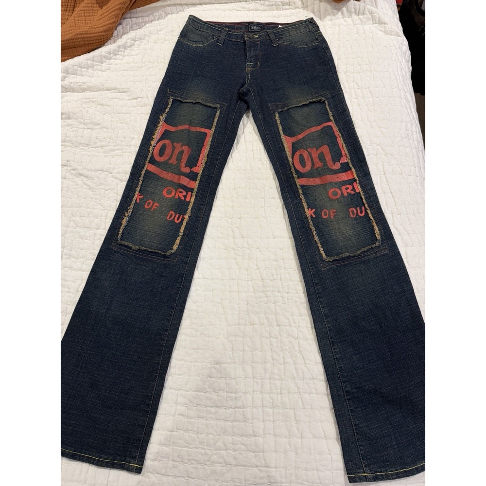 Von Dutch Originals Women's Blue Jeans 26 Made In America Motor Cycles